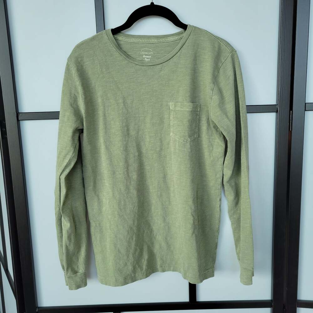 Crewcuts Boy's Basic Long Sleeve Acid Wash 14